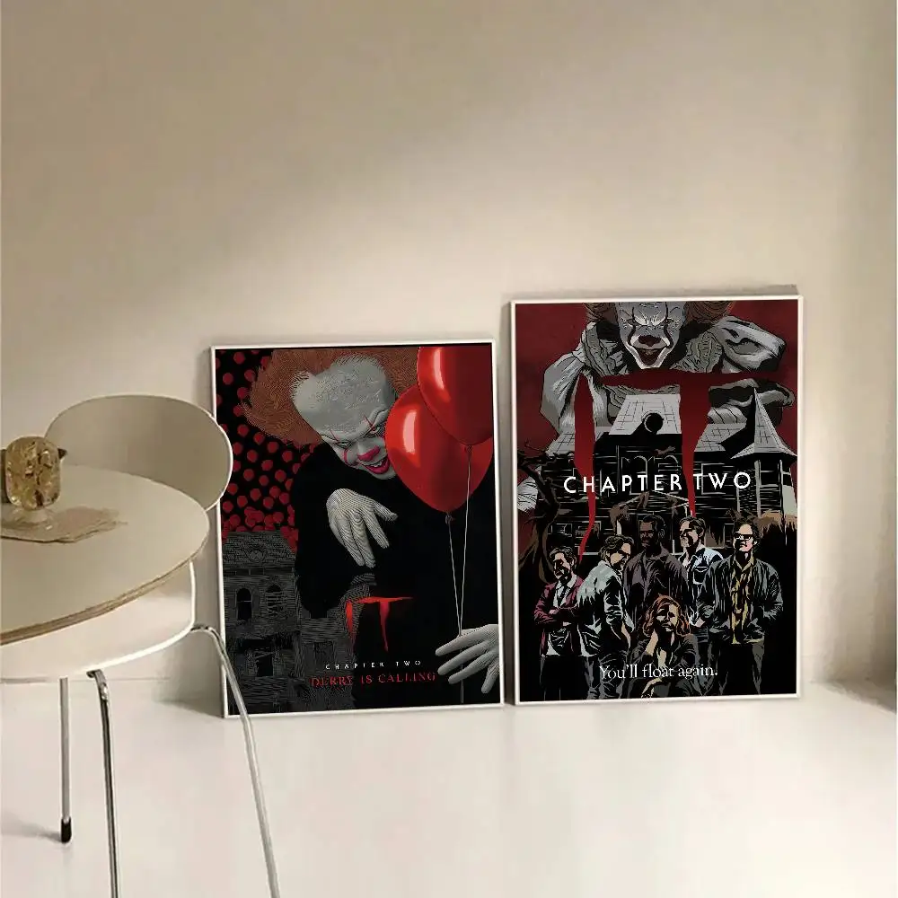 1 قطعة IT It الفصل الأول الرعب المشارك ذاتية اللصق الفن ورقة مقاومة للماء ملصق مقهى بار غرفة جدار ديكور #3