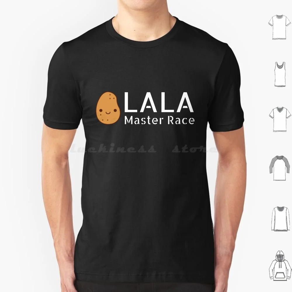Ffxiv Lalafell, Lala Master Race, camiseta para jugadores, camiseta de talla grande 100% algodón Ffxiv Ff14 Final Fantasy 14 para jugadores