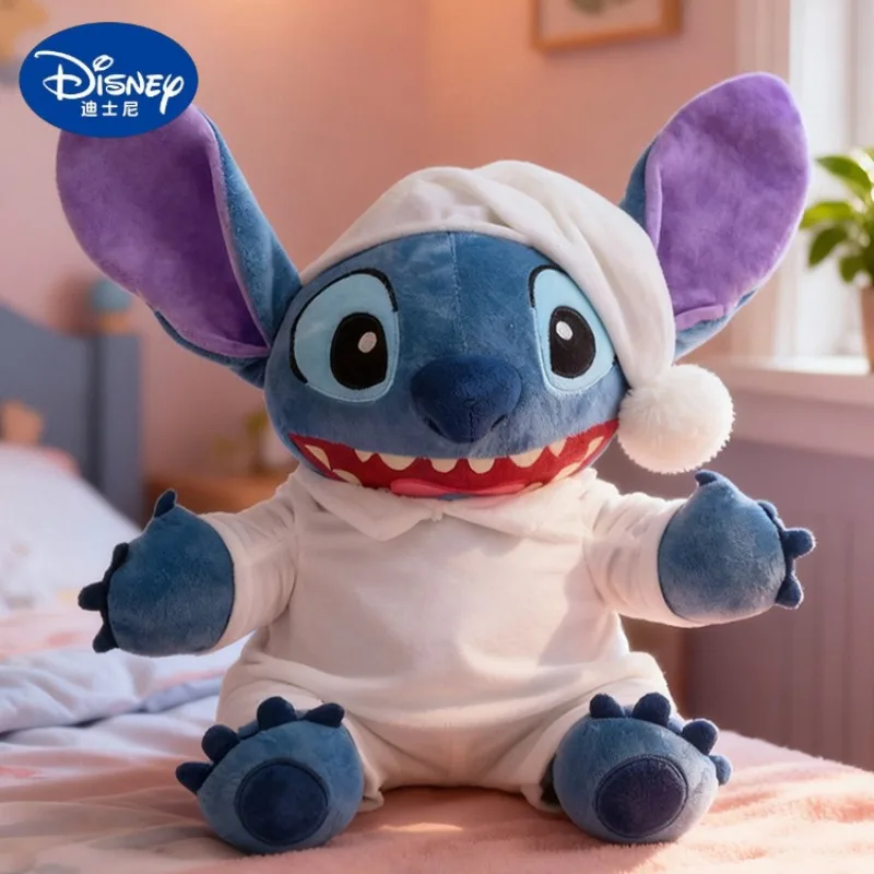 

40/50/70cm Super Big Size Pajamas Stitch Disney Anime Plush Stuffed Doll Kawaii Room Decor Lilo & Stitch Plushies Holiday Gift