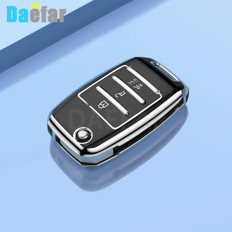 Für KIA Rio 3 K2 Ceed Cerato K3 K5 Sorento Sportage Soul K4 Picanto Optima Forte Stinger TPU Auto Klappschlüssel Hülle Abdeckung