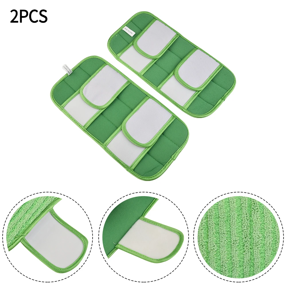 Almohadillas de mopa reutilizables de microfibra para barredora, herramientas y accesorios de limpieza del hogar, 12 pulgadas, 2 paquetes