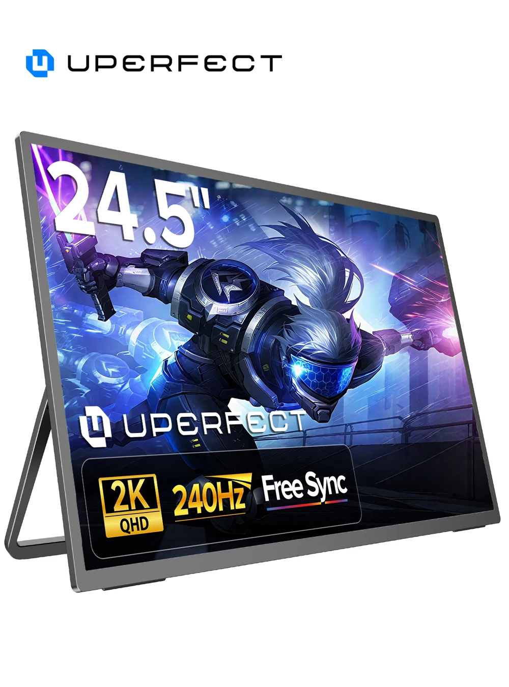 UPERFECT 24.5'' 240Hz Portable Monitor 16:9 IPS Screen With Type-C