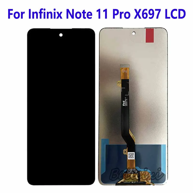 

For Infinix Note 11 Pro X697 LCD Display Touch Screen Digitizer Assembly Replacement Accessory