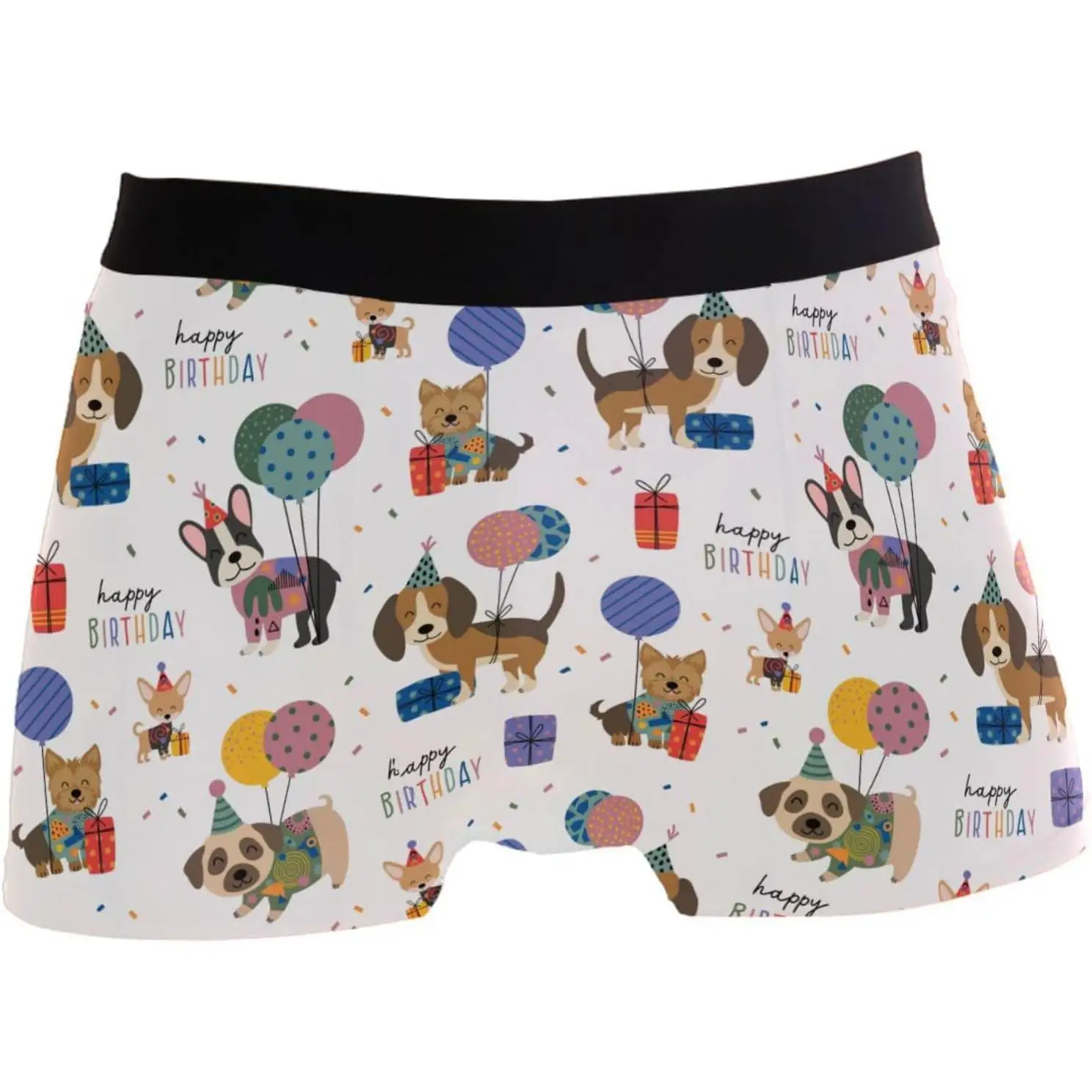

Mens Boxer Briefs Underwear Breathable Stretch Boxer Trunk with Pouch S-XXL Underwear with Moisture-Wicking Fabric