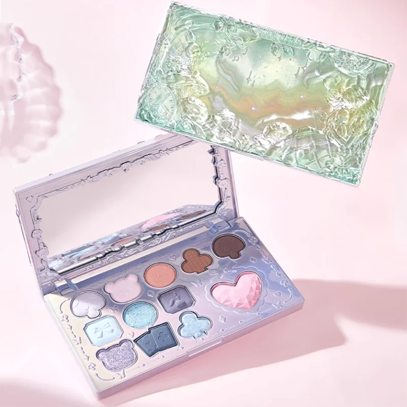 Paleta de sombras de ojos neutras de 12 colores con acabados ultravanecidos y sedosos Maquillaje de ojos de alto pigmento con una fórmula de larga duración