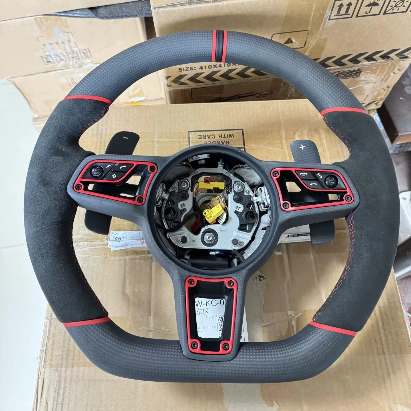 For Porsche 997 Cayenne Cayman 981 996 991.1 911996 997 987 991 958 GT2 GT3 GT3RS Carbon Fiber Multifunctional Steering Wheel
