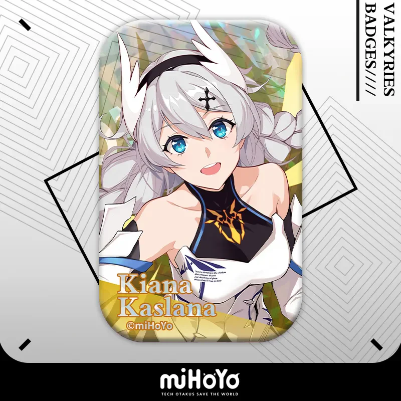Game Honkai Impact 3e officiële Merch miHoYo originele authentieke LH-serie VALKYRIES vierkante badgeset 13-delige kerstcadeau