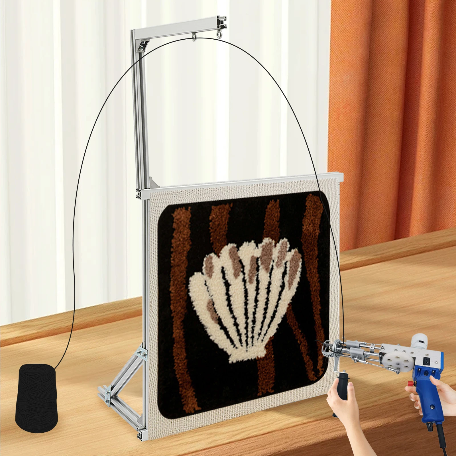 

Tufting Frame, Rug Tufting Frame, Aluminium Alloy Tufting Frame Tabletop