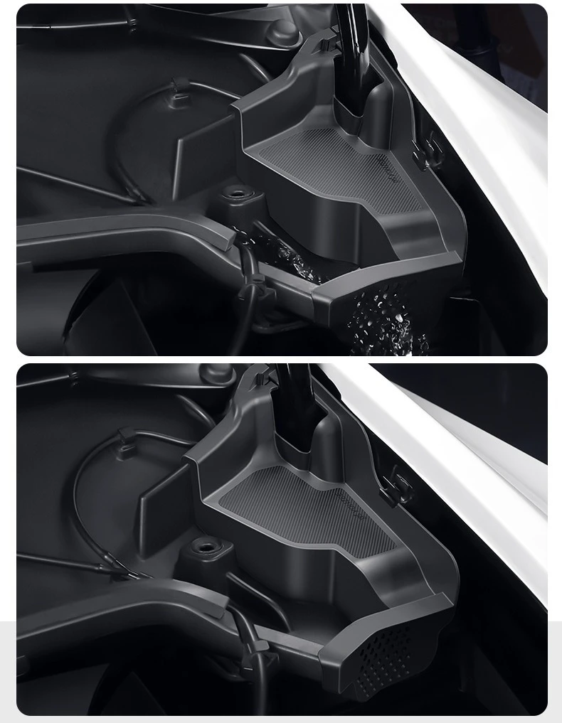 Für Tesla 3/Y/YL Highland Juniper 2026: Vordere Kabinen-Anti-Verstopfungsabdeckung, Wasserkanalabdeckung und Blätterblockierender Frunk-Schmutzfilter – Detail 15