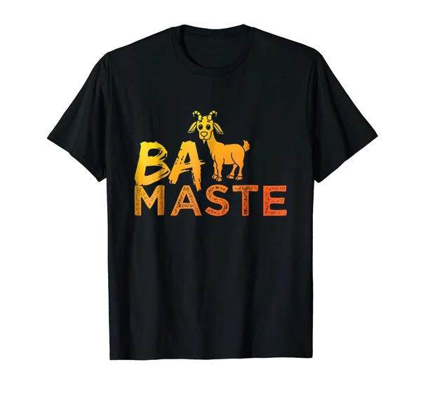 

Baa Maste Goat Yoga Design Crazy Animal Funny Gift T-Shirt Men Fashion Shirt