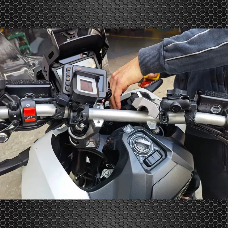 Motorcycle Handlebar Riser Heightening & Rearward Offset Mount For Honda X‑ADV750 XADV 2017‑2022 Handlebar Stem Raiser Modified