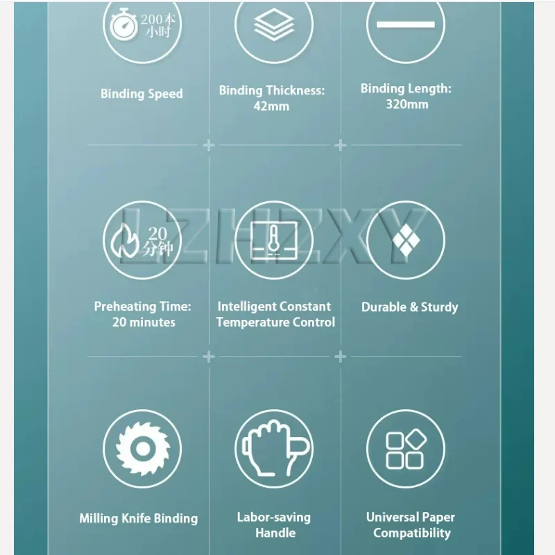 

220v Hot Melt Glue Binding Machine Contract Document Binding Machine File Cover Bindin g Small Manual Desktop Binding Machine