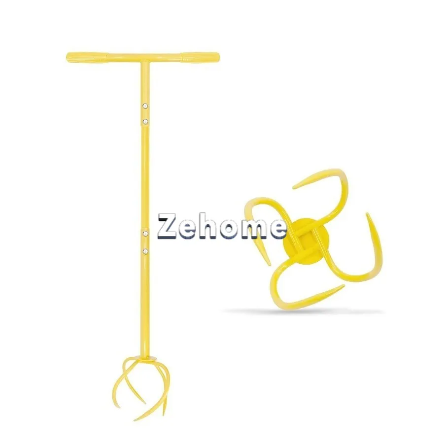 Garden Grabber Hole Puncher, Grass Oxygenation Punch Tool for Garden Soil Loosening