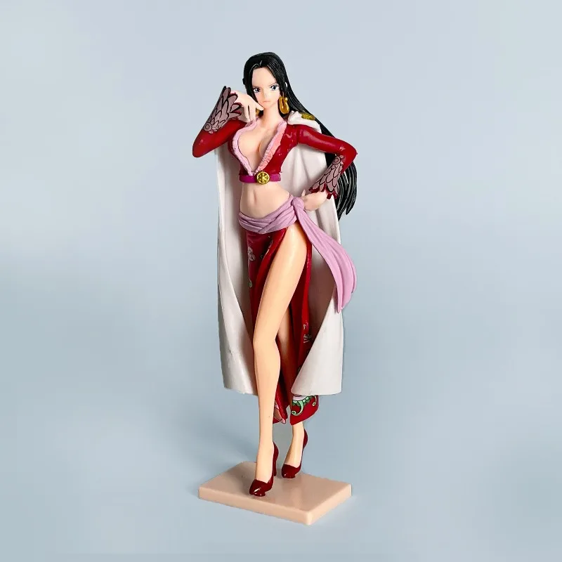 20cm One Piece Snake Princess Hand-figure Boyahan Cook Standing Posture Empress Anime Model Desktop Ornament view 5