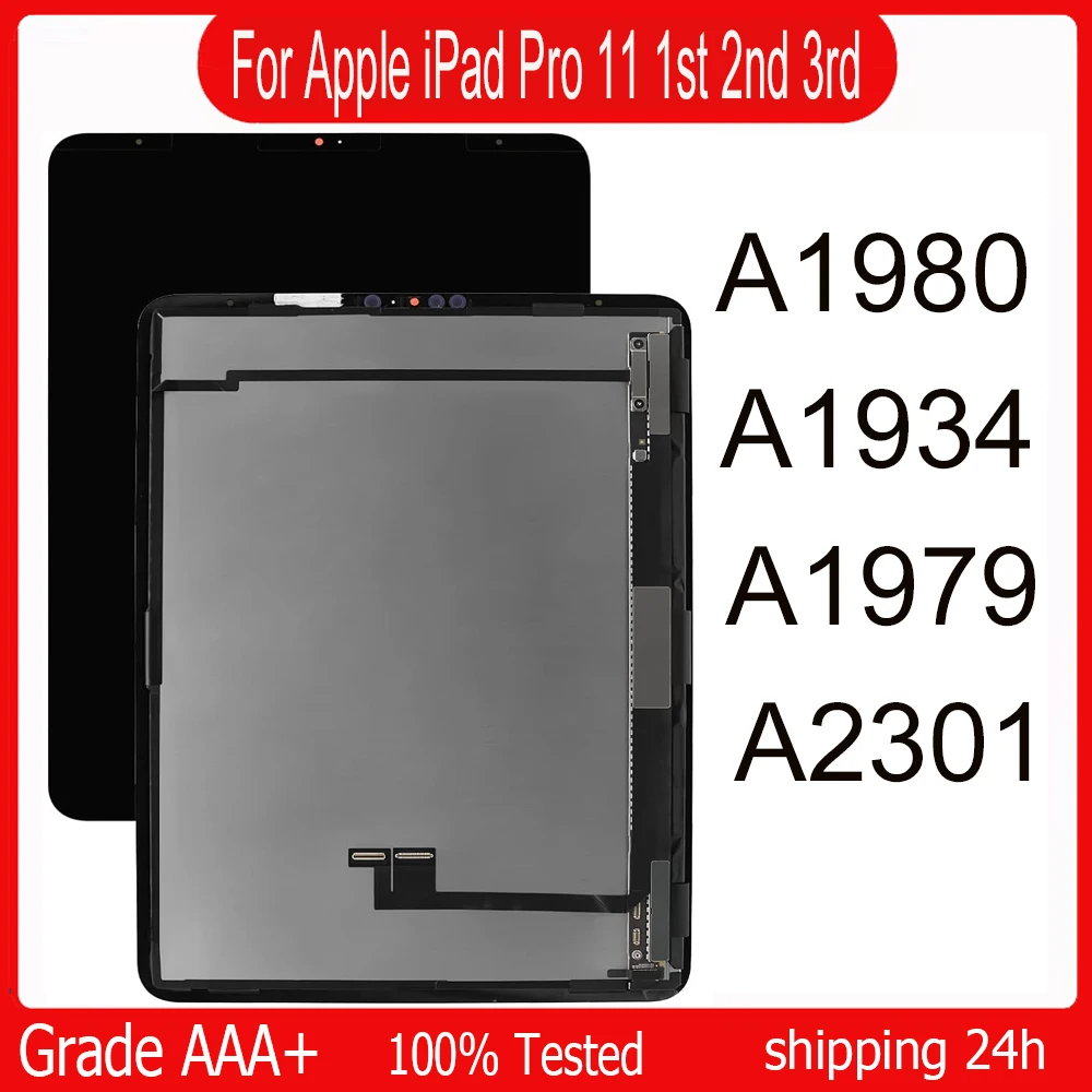 For Apple iPad Pro 11 1st 2nd 3rd A1980 A1934 A2301 LCD Display Touch Screen Digitizer Assembly For iPad Pro11 LCD Replacement