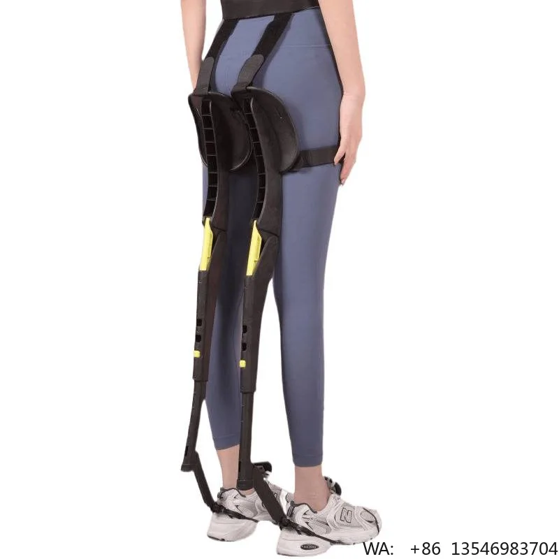 Exoskeleton Wearable Sports Chair Fishing Folding Stool Outdoor Portable Travel Multifunctional Seat Plastic Blue/Black - view 2