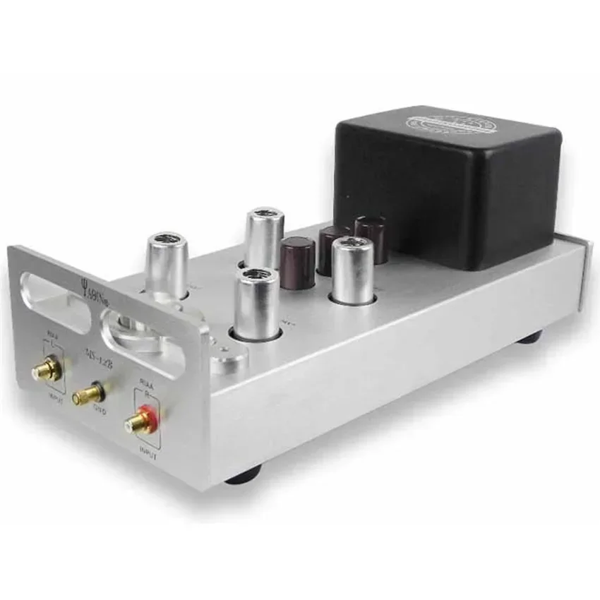 YAQIN MS-12B Tubo Phono Stage Pre-AMP MM RIAA Giradischi HiFi Stereo Preamplificatore Amplificatore valvolare 110-240V