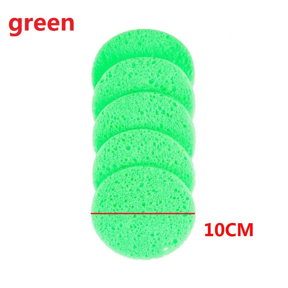 5Pcs Make-Up-Tool Hautpflege Reinigung Kompresse Puff Reinigung Schwamm Gesicht Waschen Pad Körper Gesichts Reiniger