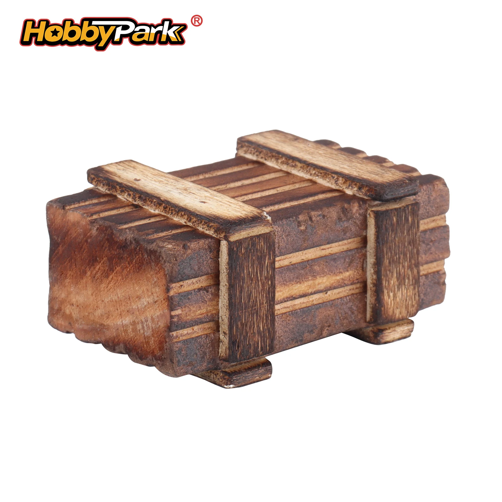 

HobbyPark RC Simulated Mini Wood Box for RC Crawler Trucks 1/18 1/24 Scale RC Car Decoration Accessories 1pc
