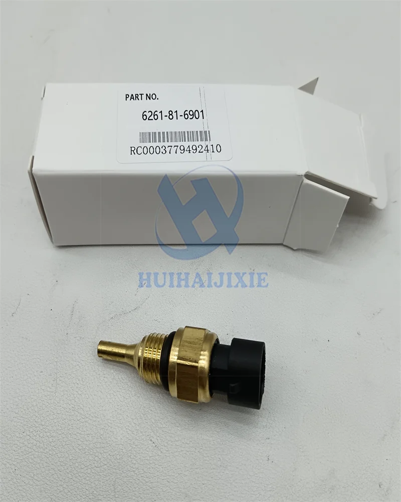 

6261-81-6901 6261-81-6900 Water Temperature Sensor 6261816901 6261816900 For Komatsu PC200-8 PC400-8 Excavator 6D107 Engine