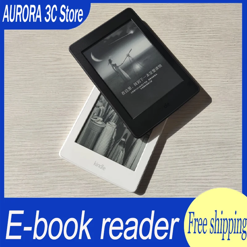 8th E-Book Kindle Reader Ink Touch Screen Ebook Custom Without Backlight E-Ink Supports Multiple Languages Ebook Reader Gift