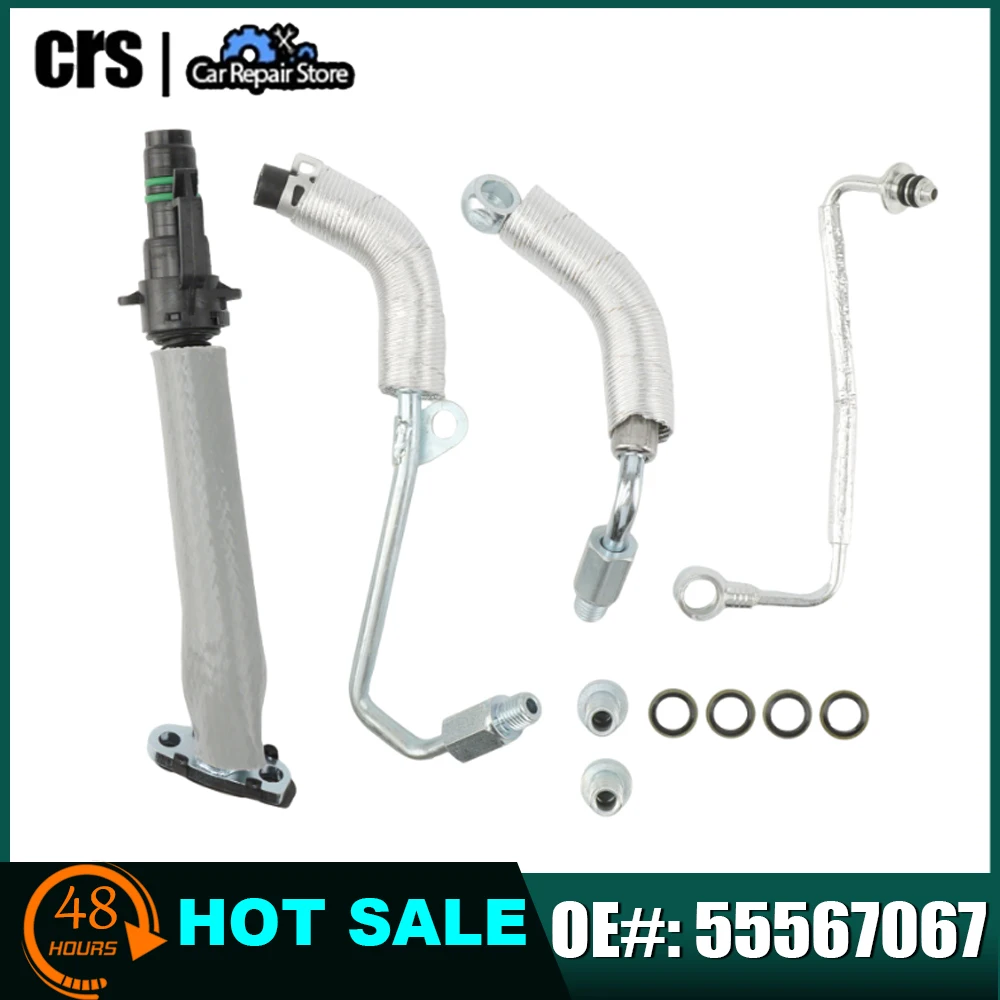 

Engine Turbo Oil Return Pipe Tube 55567067 55568031 55587854 25198546 For Chevy Buick Encore Cruze Sonic 1.4L L4 Cruze Limited