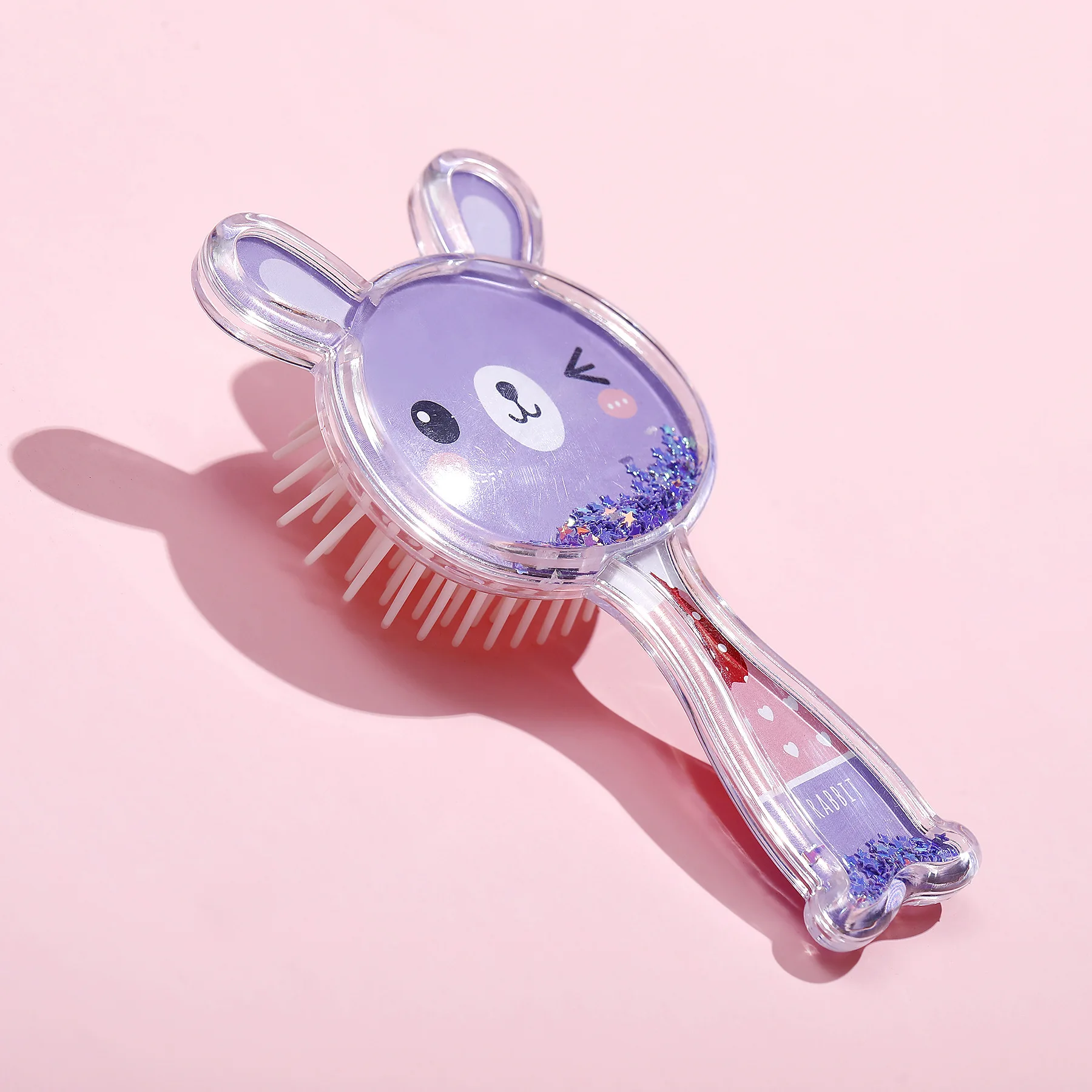 1pc Kids Hair Brush High Quality Anti-Knot Massage Hair Comb Cute Cartoon Rabbit Children Hairdressing Comb Baby Gils Hair Care