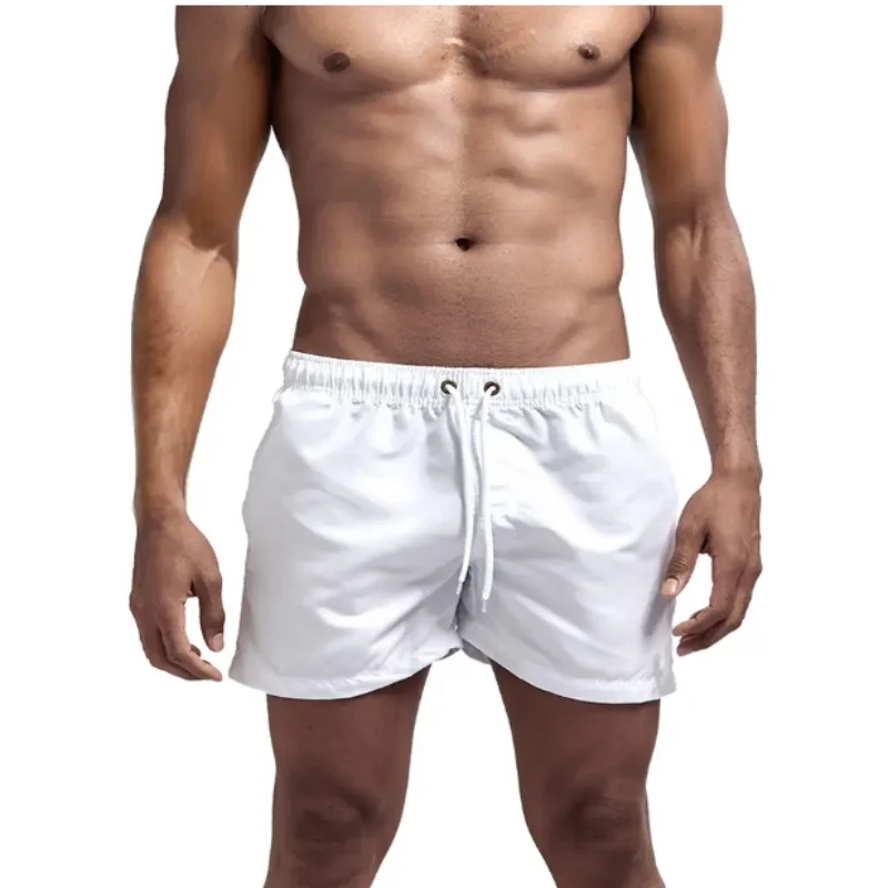 Men's Swim Shorts Swim Trunks Quick Dry Board Shorts Bathing Suit Breathable Drawstring With Pockets for Surfing Beach Summer
