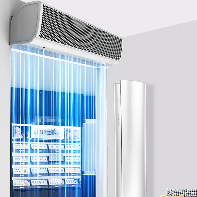 ماكينة ستارة هوائية للتحكم عن بعد التجارية في الفنادق ستارة هوائية مضادة للبعوض هواء دافئ ماكينة ستارة هواء كبيرة الحجم