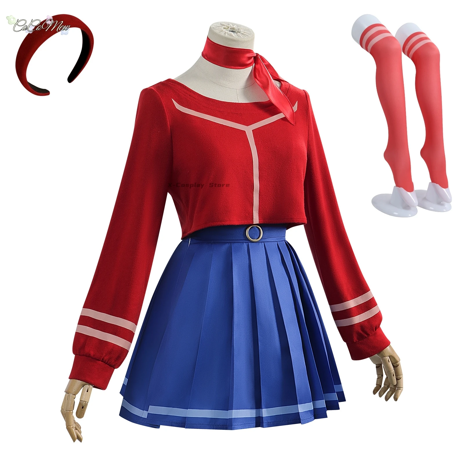 Anime Horror Game MiSide Cosplay Mita Мита Costume JK School Uniform Cute Dress Lolita Wigs For Halloween Girls Woman Customized