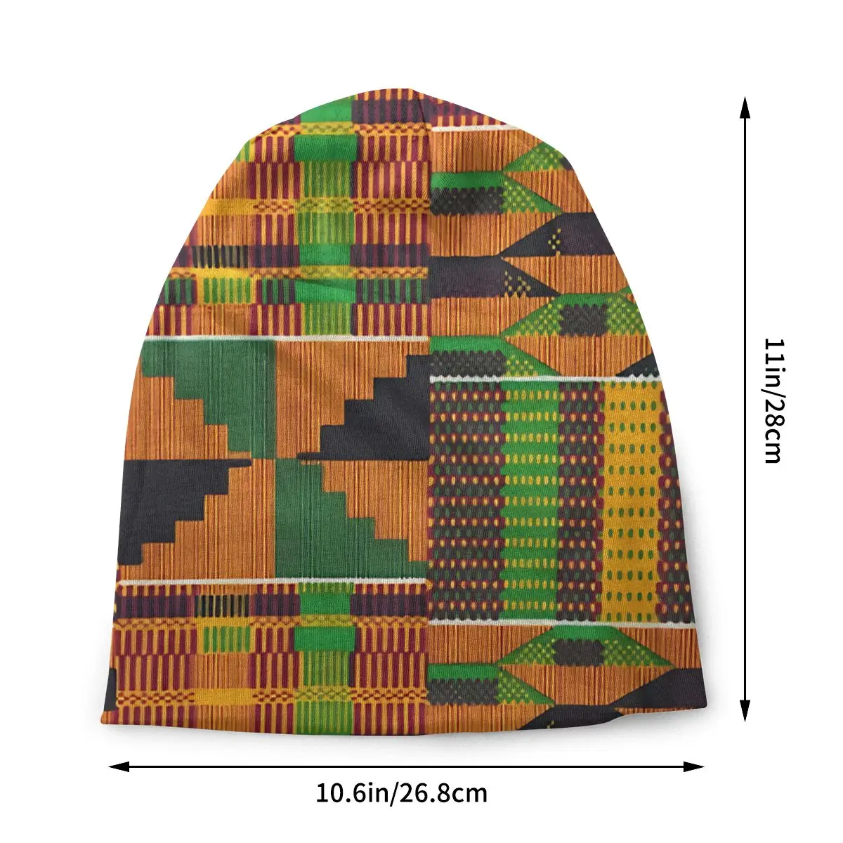 African Ethnic Print Graphic Art Hat Pullover Children Thin Warm Male Polyester Caps