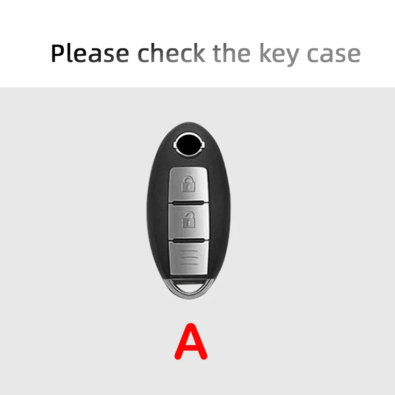 3 Buttons For Nissan Qashqai Pulsar March 370Z Micra Juke Note Tiida Suede Leather Remote Key Fob Cover Case Shell Keychain