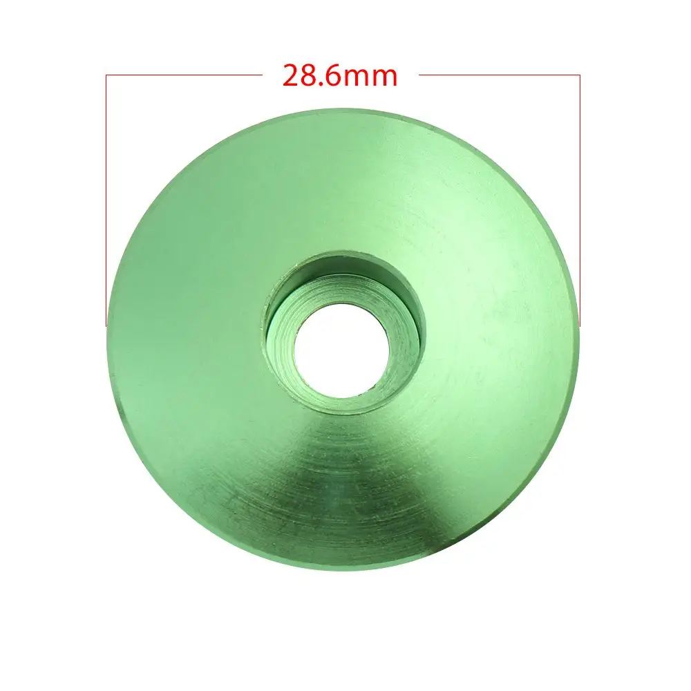 1pc Aluminum Alloy Bicycle Headset Cap 28.6mm Dustproof Top Cap Cover Outdoor Mountain Bike Accessories Headsets Stem Parts