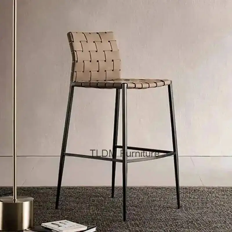 

Design Household Bar De Luxury Bar Stools Stools Counter Italian Reception Light Sillas Ergonomic Unique Bar Modern Essentials