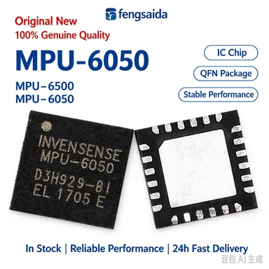 Bulk Sale MPU-6500 MPU-6050 QFN-24 IC Chip 5 Pieces Each Chip Offers 9-Degree Rotation Data in Gyro And 13-Axis Rotation in Acce
