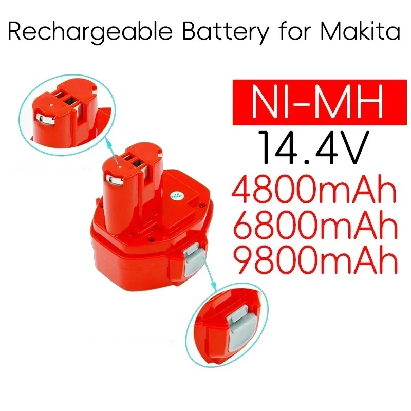 

Сменный аккумулятор 14,4 В, 3,0 Ач, идеально подходит для Makita 1433, 1434, PA14 и многого другого. Идеально подходит для моделей 6233D, 6337D, обеспечение stabl