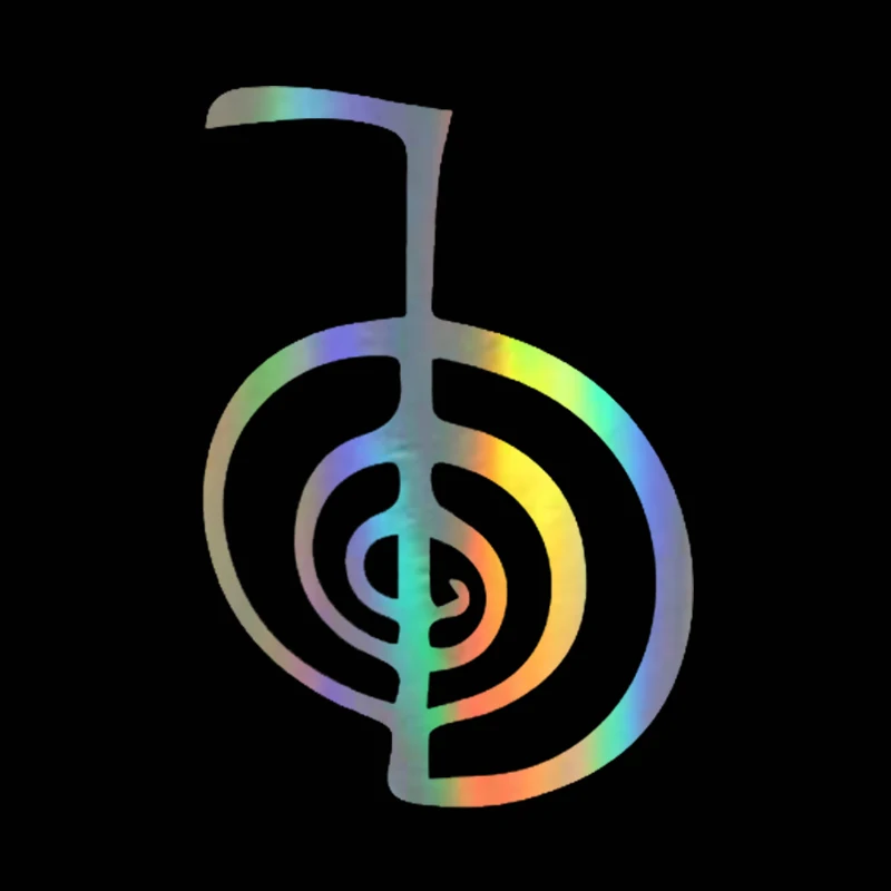 Car Sticker Vinyl 13*19CM Art Cho Ku Rei Reiki Symbol Vinyl Car Decals Creative Car Window Decor Bumper Stickers Car Styling
