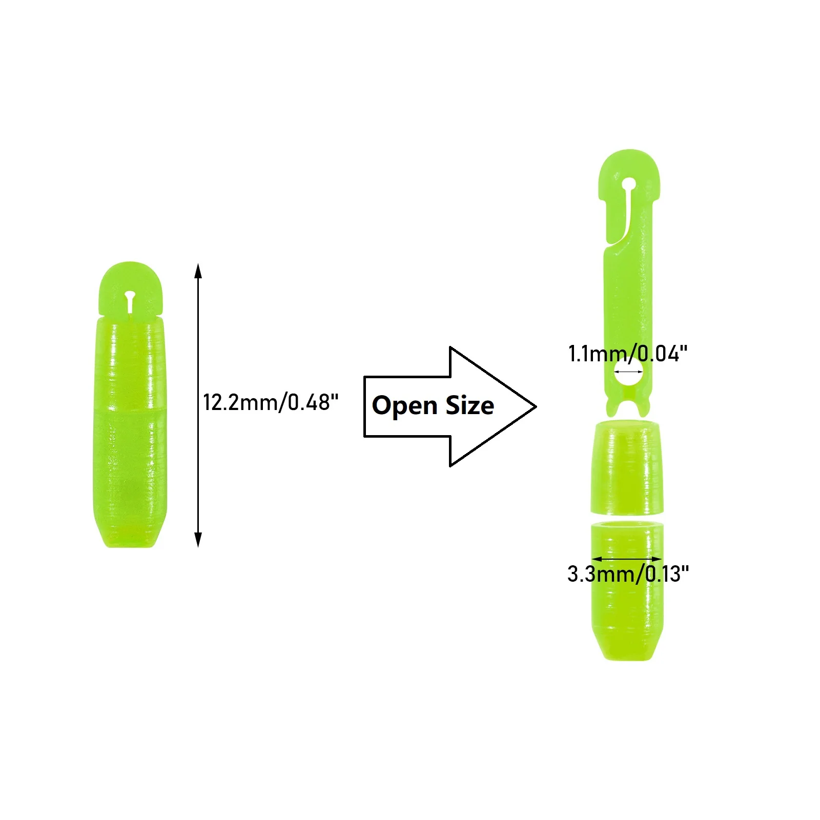 20 stücke Karpfen Angeln Zubehör Pole Elastische Stecker Perle für Match Pole Karpfen Feeder Methode Rig Hohl Elastische Marker Tackle – Detail 10