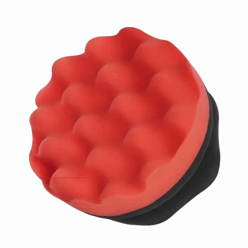High Density Foam Tire Shine Applicator Pad Hex Grip Design Washable Hex Grip Sponge Pad Reusable Car Tire Applicator Tool