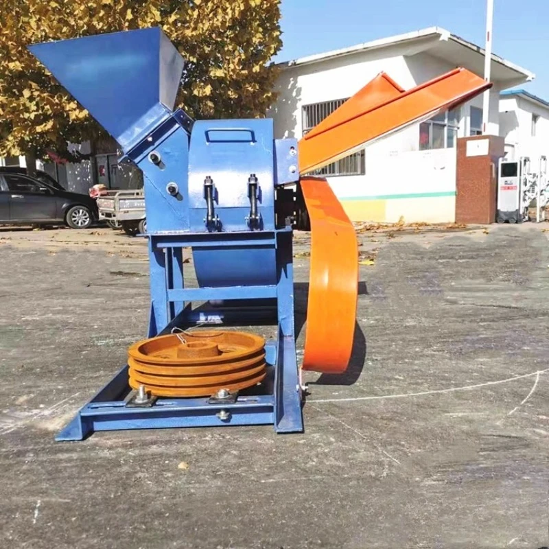 

Leaf wood crusher Straw bamboo Electric grapevine type vegetable fruit tree branch crushing mechanical crusher