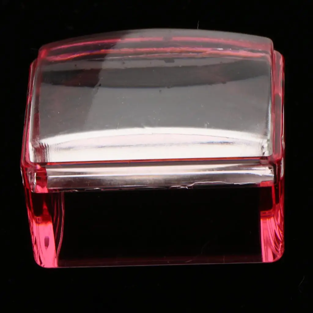 Силиконовый прямоугольный штамп со скребком, изображением пластины, маникюрные инструменты, набор для полировки «сделай сам»