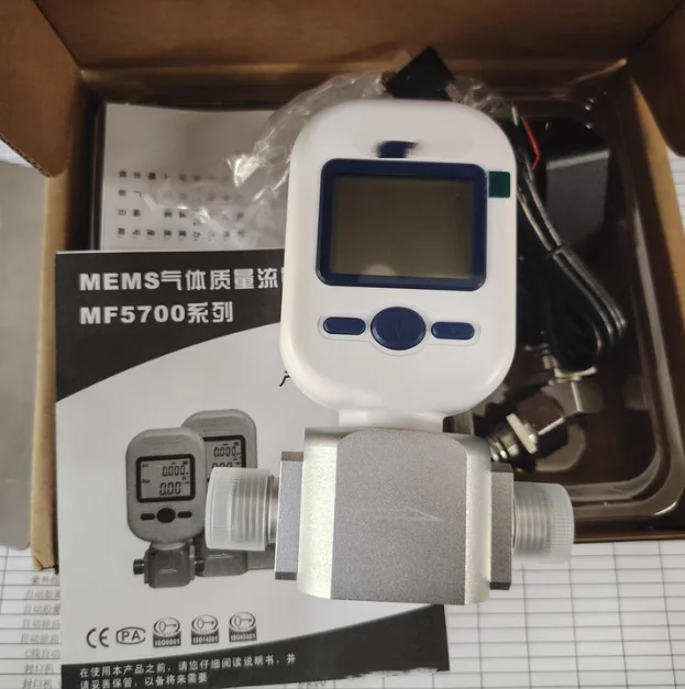 

Цифровой массовый расходомер газа M5706/MF5712 для точного измерения сжатого воздуха, O2, Ar, N2 и CO2