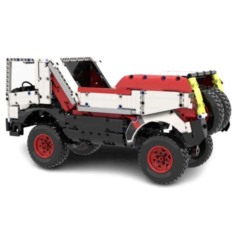 1008PCS MOC- 206115   X1 mk1 Dakar Rally Truck Truck DIY Kreatywna kolekcja Chłopcy Zabawki Prezenty urodzinowe Pojemnik Edukacja