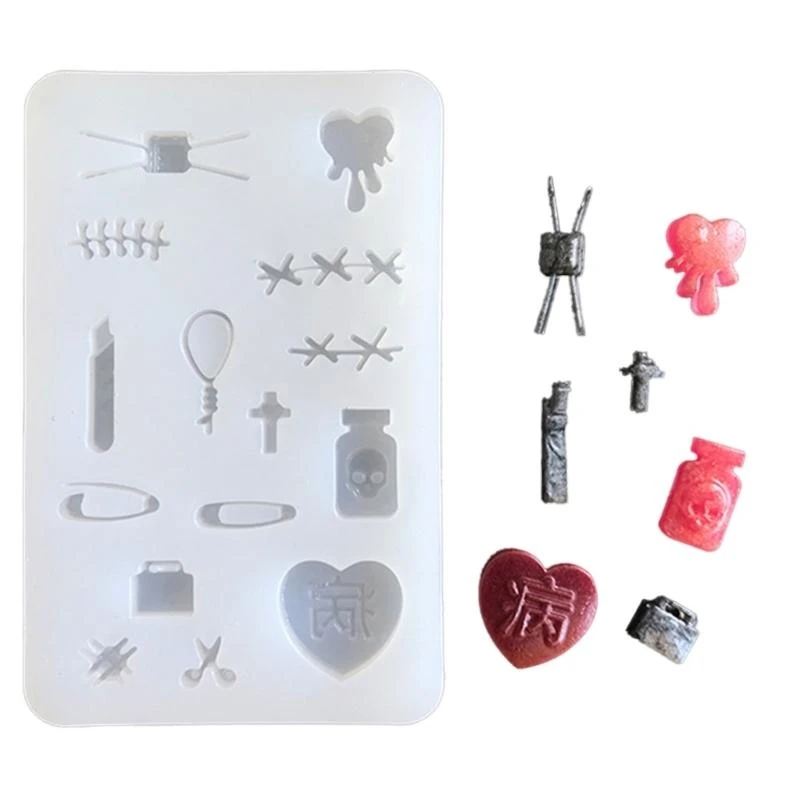 Resin Shaking Cup Mold for Pendant Jewelry Headdress Decoration Making Diy Craft