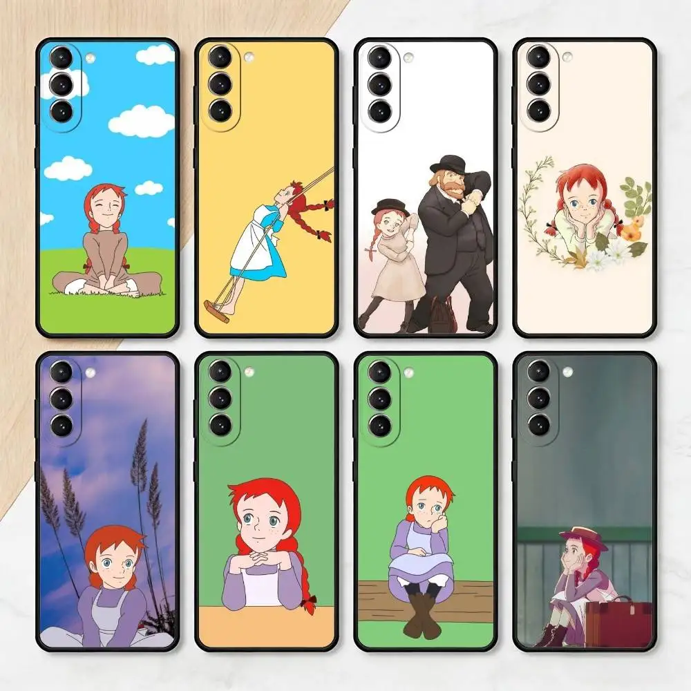 Anne of Green Gables Anne Shirley  Phone Case For Samsung S26,S25,S24,S23,S22,S21,S30,Ultra,Plus,Fe,Lite,Note,10,Black Cover