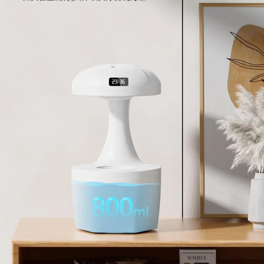 Anti Gravity Water Droplet Backflow Humidifier Aromatherapy Machine Air Humidifier Essential Large Capacity Office Bedroom