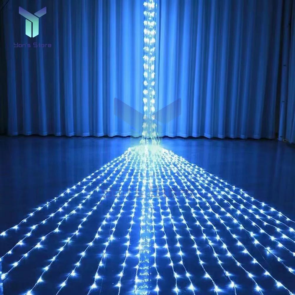 

Waterfall Meteor Shower Rain String Light Christmas LED Festoon 3x3meters LED Holiday Decorative Lights For Home Garland Curtain