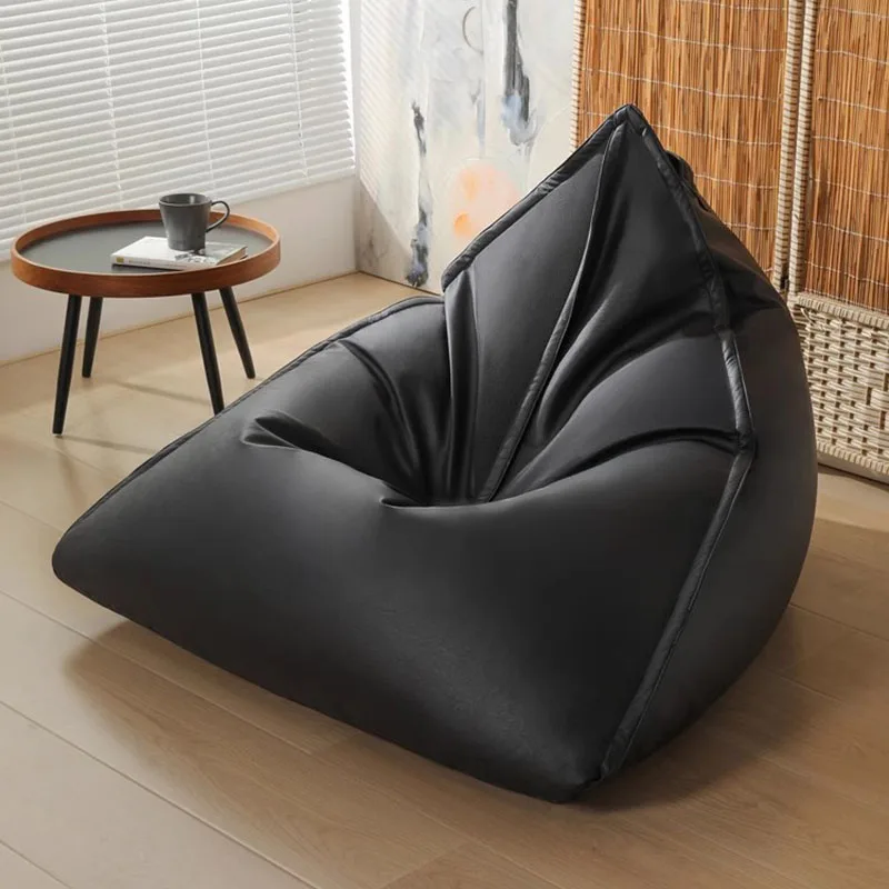 Single Lazy Bean Bag Sofa Inside Simple Reclining Nordic Bean Bag Sofas Waterproof Funda Divani Soggiorno Homes Prefabricated ZN