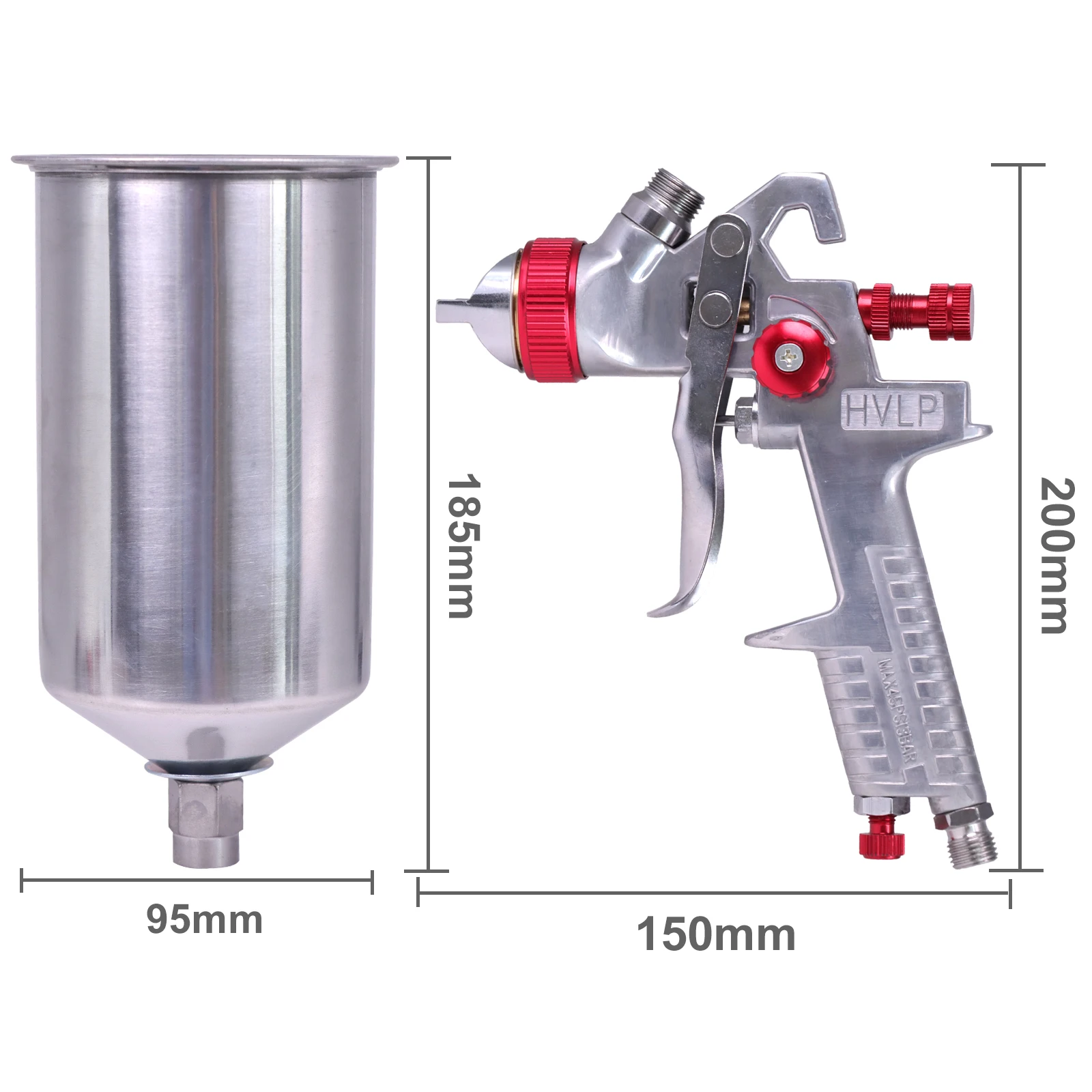 Thumbnail 2 - #19 Cheapest HVLP Spray Gun Kits Deals You Can Get