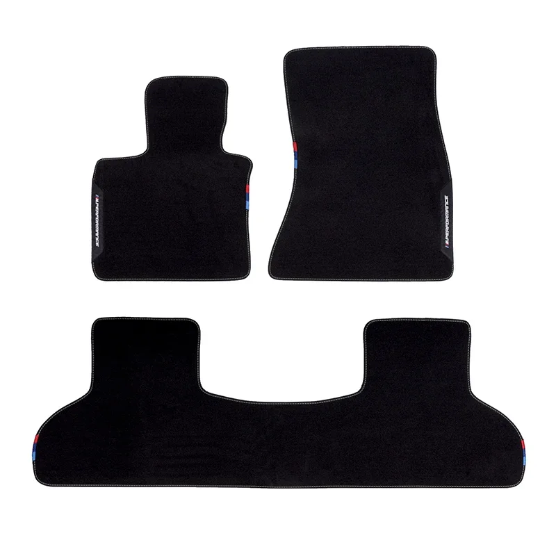 Hoge kwaliteit, passende pasvorm BMW12345678 e39 e36 e30 serie X1X2X3X4X5X6X7 G20G22G30G80G82 M Performance stijl fluwelen voetmatten